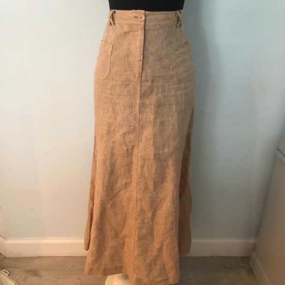 Carole Little Dresses & Skirts - Vintage 100% Linen Carole Little Maxi XL